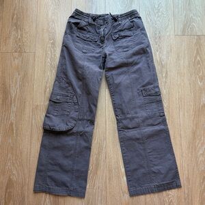 Brandy Melville Gray Cargo Pants
